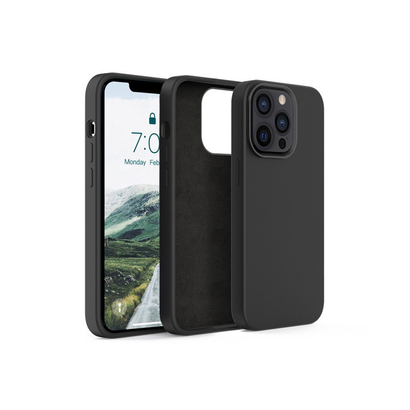 蘋果新款13硅膠液態(tài)手機殼，加厚款液態(tài)硅膠手機套定制